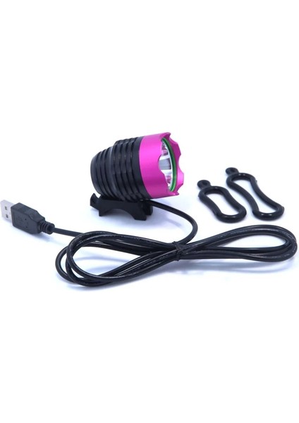 Altın Tarzı USB Bağlantı Noktası T6 LED Bisiklet Far Su Geçirmez Bisiklet Işık Lambası Bisiklet Bisiklet Bisiklet Ön Işık 5 Opsiyonel Renk (Yurt Dışından)