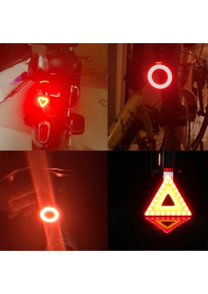 Yüzük A Stili Zacro Çoklu Aydınlatma Modları Bisiklet Işığı USB Şarj LED Bisiklet Işığı Dağlar Için Flaş Kuyruk Arka Bisiklet Işıkları Bisiklet Seatpost (Yurt Dışından)