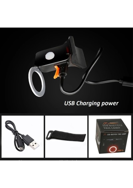 Yüzük A Stili Zacro Çoklu Aydınlatma Modları Bisiklet Işığı USB Şarj LED Bisiklet Işığı Dağlar Için Flaş Kuyruk Arka Bisiklet Işıkları Bisiklet Seatpost (Yurt Dışından)