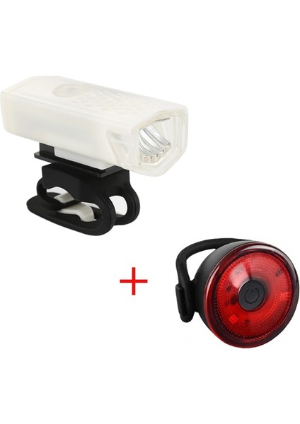 A ve 02 Stili Mtb Bisiklet Bisiklet Ön Arka Işıklar Set Gece Bisiklet Far Arka Lambası Dağ Bisikleti USB Güvenlik Uyarı Lambası Bisiklet Aksesuarları (Yurt Dışından)