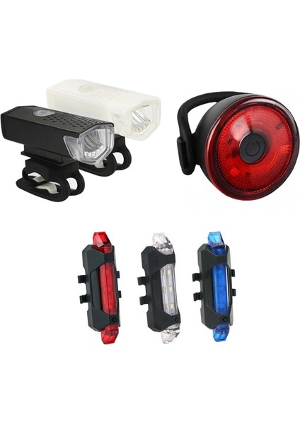 A ve 02 Stili Mtb Bisiklet Bisiklet Ön Arka Işıklar Set Gece Bisiklet Far Arka Lambası Dağ Bisikleti USB Güvenlik Uyarı Lambası Bisiklet Aksesuarları (Yurt Dışından) indirimleri
