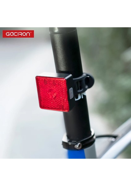 W08-10 Lümen Stili Gaciron Akıllı Bisiklet Arka Işık Bisiklet Spot USB Şarj Bisiklet Kuyruk Işık Arka Lambası Mtb Güvenlik Uyarı Bisiklet Lambası Arka Işık (Yurt Dışından) fırsatları