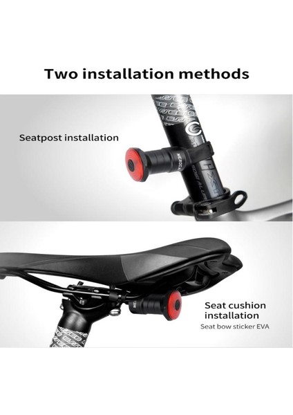 Tüp Braketi Stili Bisiklet Bisiklet Arka Lambası Akıllı Sensör Fren Lambası Bisiklet Işığı Mtb USB Şarj Su Geçirmez LED Arka Işık Bisiklet Aksesuarları (Yurt Dışından)