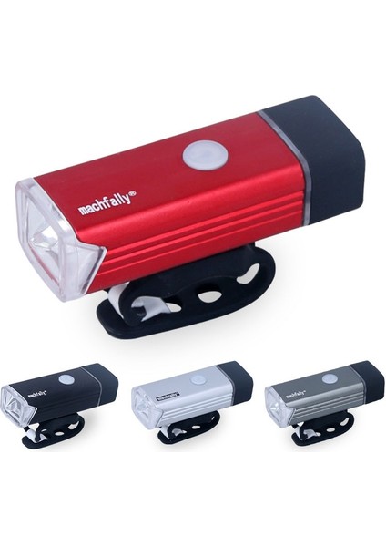 Gümüş Kasa Stili Bisiklet Ön Lambası Yüksek Güçlü Su Geçirmez USB Şarj Edilebilir Bisiklet Işığı Güvenlik Uyarısı LED Gidon Bisiklet Bisiklet Işığı (Yurt Dışından) modelleri