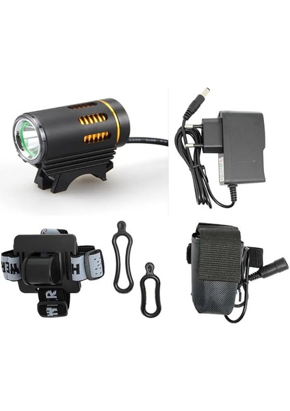 6400 Mah ve Kafa Bandı Stili Wasafire Xm-L2 LED Bisiklet Işık 3000LM Ultra Parlak Mtb Yol Bisikleti Ön Işıklar Mini Kafa Lambası 4 Mod Bisiklet Far Lambaları (Yurt Dışından)