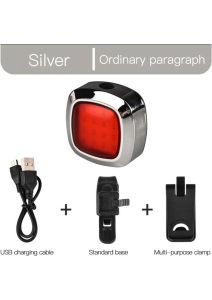 No.3 Tarzı 16 LED Bisiklet Akıllı Fren Lambaları USB Şarj Edilebilir 5 Modlu Güvenlik Uyarı Işığı Motosiklet Kask Lambası Bisiklet Arka Lambası 2020 (Yurt Dışından)