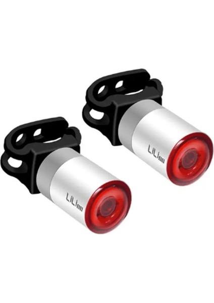 C Stilini Ayarla Bisiklet Arka Lambaları IP65 Su Geçirmez Dokunmatik Algılama Pil Hatırlatma Fren Sensörü Kuyruk Lambası Taşınabilir Işık USB Tarzı Şarj Edilebilir (Yurt Dışından)