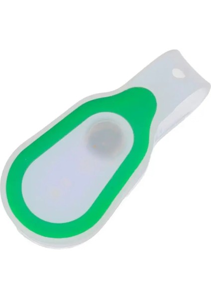 Yeşil Stil Gece Bisiklet Işıkları 3 Mod Koşu Mini LED Silikon Klipsli Lamba Bisikleti Güçlü Manyetik Kapatma Işıkları ile (Yurt Dışından)