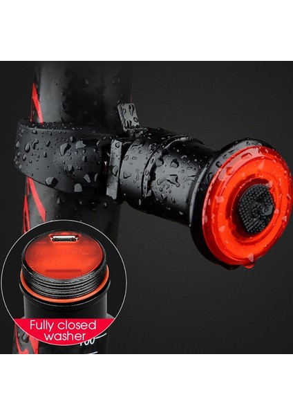 Style2-Kırmızı Mavi Tarzı Bisiklet Kuyruk Arka Işık Akıllı Otomatik Fren Algılama Işığı Ipx6 Su Geçirmez USB Şarj Bisiklet Kuyruk Arka Lambası Bisiklet Uyarı LED Işıkları (Yurt Dışından) indirimleri