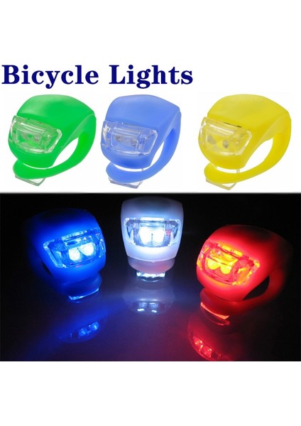 01-Mavi Tarzı Silikon LED Bisiklet Kuyruk Lambası 3 Modlu Su Geçirmez Bisiklet Arka Işıkları Klipsli Bisiklet Ön Lambaları Açık Bisiklet Güvenlik Uyarı Lambası Sıcak (Yurt Dışından) fiyatları
