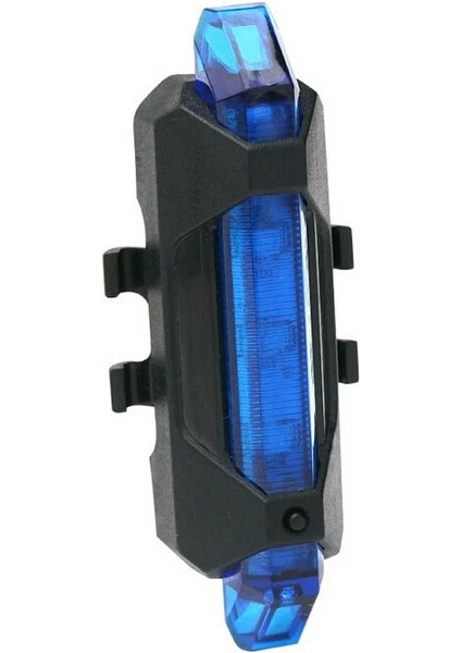 Mavi Stil Sıcak LED USB Şarj Edilebilir Arka Lambası Dağ Bisikleti Bisiklet Işıkları Güvenlik Uyarı Işığı Su Geçirmez Bisiklet Lambası Süper Parlak (Yurt Dışından)