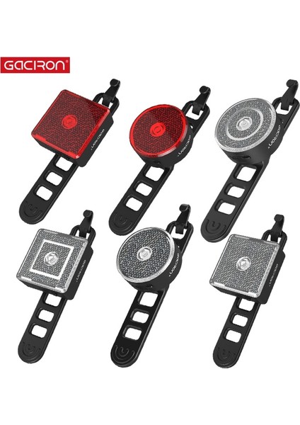 W08-10A Stili Cacıron Lümen Akıllı Bisiklet Uyarı Ön Işık Bisiklet Spot Işık Projektör Güvenli Yansıtıcı Su Geçirmez Uyarı Arka Lambası (Yurt Dışından) fırsatları