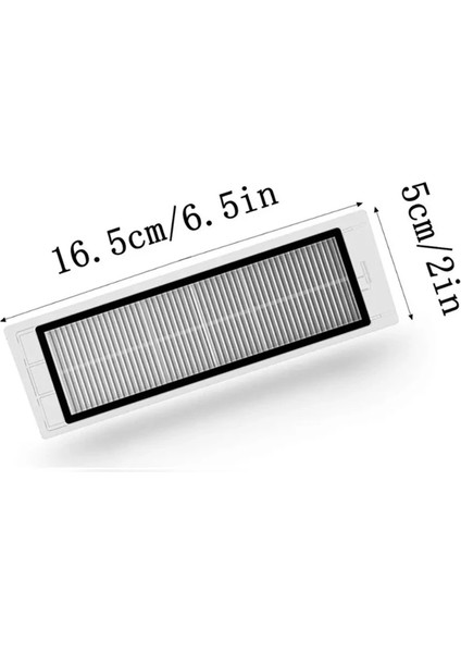 Moping Bezi Hepa Filtre Yan Fırçası Xiaomi Mi Roborock S5 Max S6 Pure Maxv S55 Robot Vakum Süpürücü (Yurt Dışından)