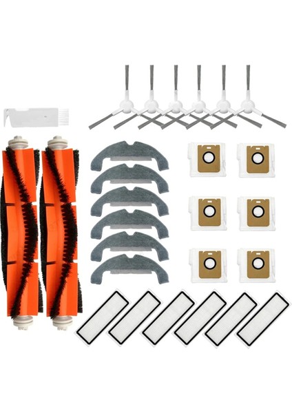 Dreame Bot D9 Plus Ana Yan Fırça Hepa Filtre Paspas Bezi Toz Torbası (Yurt Dışından)