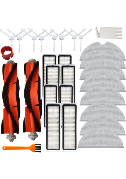 29PCS Hepa Filtre Ana Fırça Paspas Bezi Değiştirme Kitleri (Yurt Dışından)