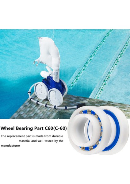 Polaris Havuz Temizleyici C60 C-60 180 280 Havuz Için 12 Paket Rulman Tekerleği (Yurt Dışından) fiyatları