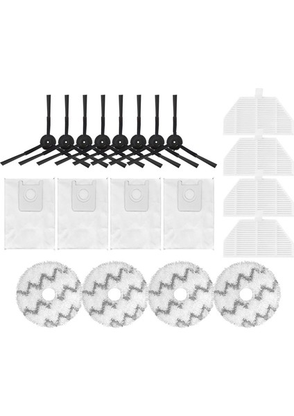 Xiaomi Için Yan Fırça Filtresi Toz Torbası ve Paspas Bezinin Değiştirilmesi (Yurt Dışından)