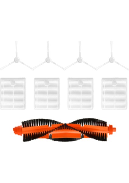 Xiaomi Robot Vakum E10 E12 B112 Ana Yan Fırça Hepa Filtre Için 9 Adet (Yurt Dışından) fiyatları