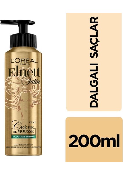 Elnett Hacim Veren Köpük Kıvırcık Saçlar İçin 200ml Kremsi Doku fiyatları
