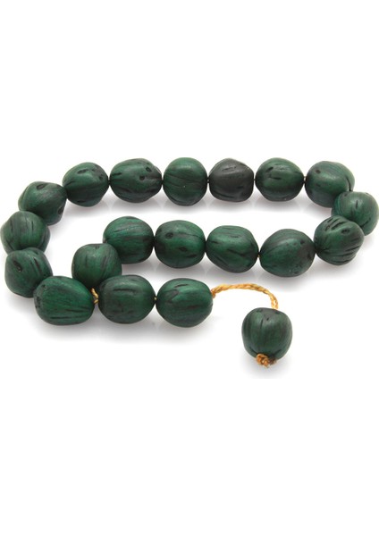 Sistemli Doğal Kesim Yeşil Renk Kokulu Andız Ağacı Efe Tesbih