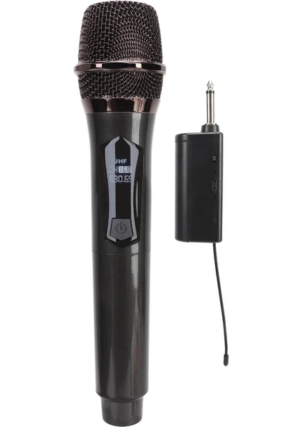 Coverzone Kablosuz Karaoke Mikrofonu 6.35mm Amfi hoparlör İçin ve Sahne Performansı Çok Amaçlı Aktiviteler İçin Tak ve Çalıştır Kablosuz Mikrofon Dış Mekan Kullanıma Uygun WN03