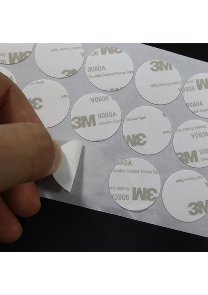 KIRMIZI20X20MM 100 Adet Stil Yuvarlak 3m Çift Taraflı Yapışkan Bant Süper Tutkal Kendinden Yapışkanlı Film Ultra Ince Yüksek Yapışkanlı Pamuklu Dıy El Sanatları Sticker Yap (Yurt Dışından) fırsatları