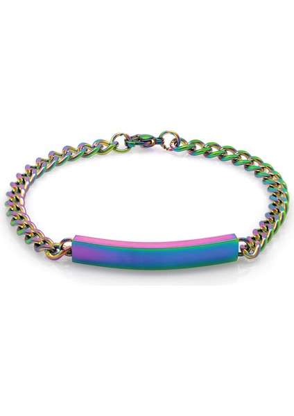 Kişiye Özel Isim Yazılı Ice Blue Renk Çelik Erkek Gurmet Bileklik fırsatları