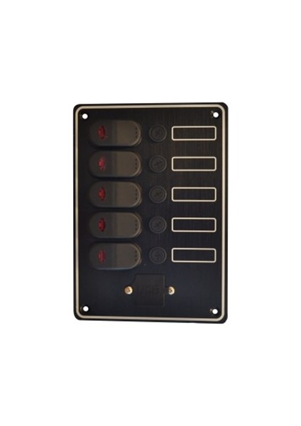 Su Geçirmez 5'li Switch Sigorta Paneli