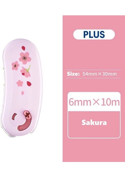 Sakura Stili Lus Norino Pod Tutkal Bant 6mm * 10M Japon Özel Baskı Rulo Tipi Çift Taraflı Fotoğraf Günlüğü Okulu Için Yapıştırıcı A6963 (Yurt Dışından)