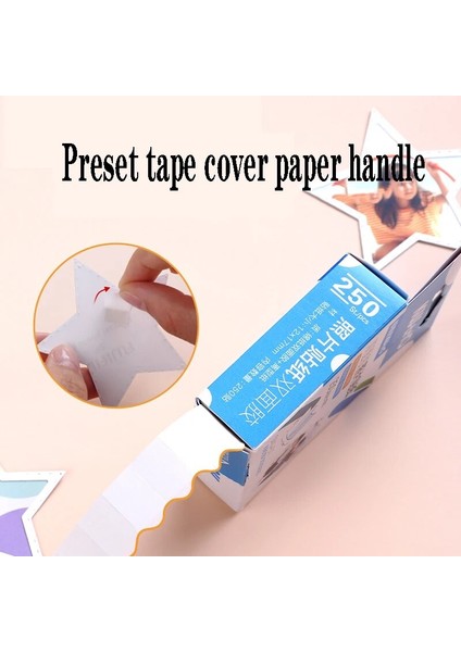 2 Kutu Stili Çift Taraflı Bant Yapışkanlı Fotoğraf Scrapbooking Diy Aksesuarları Ultra-Ince Şeffaf Etiket Bant Sihirli Tutkallı Etiket Su Geçirmez (Yurt Dışından) modelleri