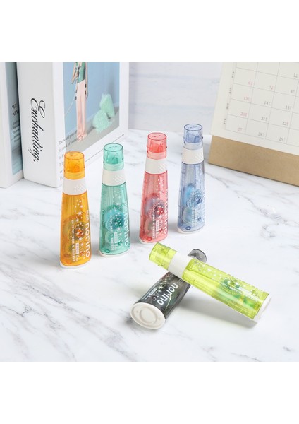 Sarı1 Stili 1 Adet Yeni Kawaii Çift Taraflı Yapıştırıcı Noktalar Çubuk Rulo Tutkal Bant Dağıtıcı Çubuk Yapıştırıcı Kesici Kırtasiye Ofis Okul Kaynağı (Yurt Dışından)