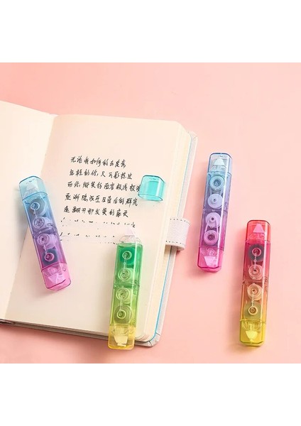 C Stili Gökkuşağı Degrade Şeffaf Çift Taraflı Yapışkanlı Kağıt Bant Çift Uçlu Bant Scrapbooking Ofis Okul Malzemeleri Kırtasiye (Yurt Dışından) fırsatları