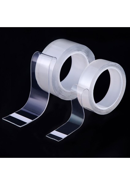 5CMX1M Nano Stili Moda Nano Bant Yıkanabilir Yeniden Kullanılabilir Çift Taraflı Bant Yapıştırıcı Nano Izsiz Etiket Çıkarılabilir Evrensel Diskler Tutkal (Yurt Dışından)