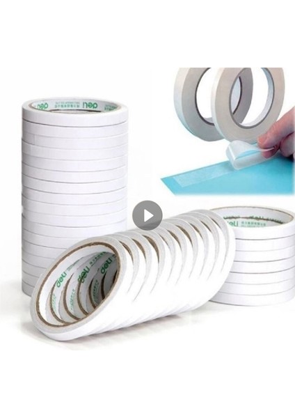 20MM Genişlik Stili 8m Çift Taraflı Bant Beyaz Süper Güçlü Çift Taraflı Bant Kağıdı Güçlü Ultra Kendinden Yapışkanlı Bant (Yurt Dışından) fiyatları