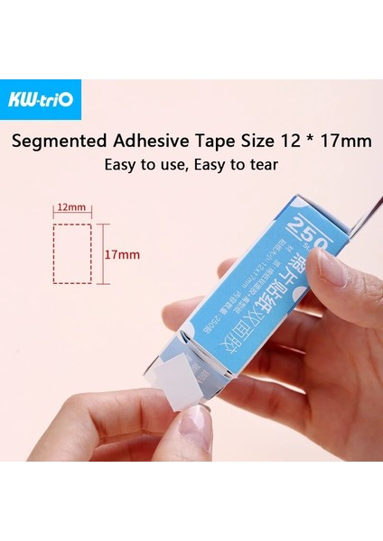 Çift Taraflı Bant Stili Kw-Trio Fotoğraf Çıkartmaları Bant Çift Yüzlü Yapışkan Bant Güçlü Yapışkanlı Kesimsiz Çift Taraflı Bant 12*17MM Yüksek Yapışkanlı Bant (Yurt Dışından) fırsatları
