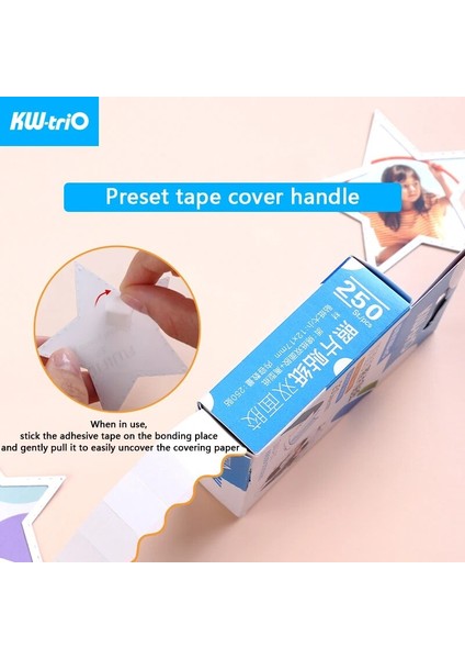 Çift Taraflı Bant Stili Kw-Trio Fotoğraf Çıkartmaları Bant Çift Yüzlü Yapışkan Bant Güçlü Yapışkanlı Kesimsiz Çift Taraflı Bant 12*17MM Yüksek Yapışkanlı Bant (Yurt Dışından) indirimleri