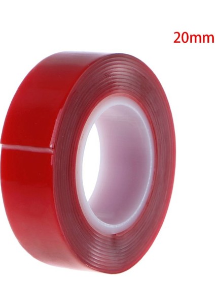 No.20 Tarzı 3m Çıkarılabilir Montaj Bandı Güçlü Yapışkan Hava Koşullarına Dayanıklı Şeffaf Etiket Yapıştır Araba Halı LCD Ekran Onarım Için Çift Taraflı (Yurt Dışından)