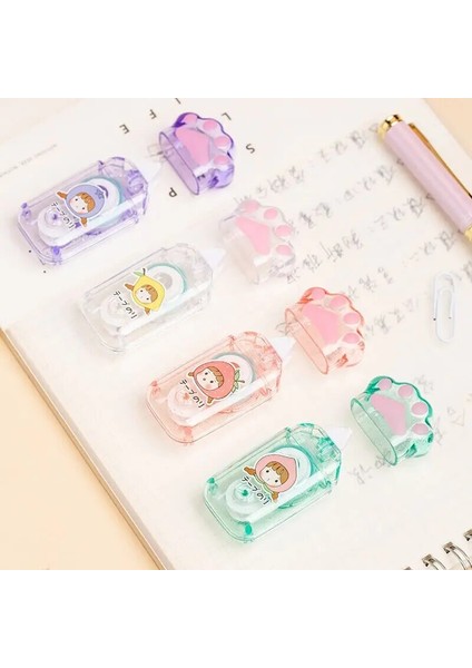 Yeşil Stil 5m Kedinin Pençe Nokta Çift Taraflı Bant Rulo Kawaii Yapıştırıcı Tutkal Dağıtıcı Okul Ofis Kırtasiye Aksesuarları (Yurt Dışından) modelleri