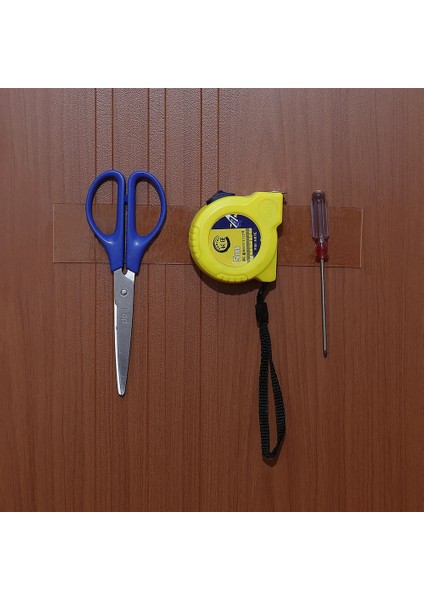 30MM-5M Tarzı 5m Yeniden Kullanılabilir Çift Taraflı Kendinden Yapışkanlı Bant Nano Hareketli Yıkanabilir Güçlü Macun Şeffaf Tutkal Banyo Arabası Çok Yönlü U (Yurt Dışından)