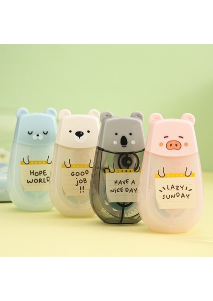 Pembe Tarzı 5mmx 5m Kawaii Hayvan Ayı Domuz Çift Taraflı Dağıtım Yapışkanlı Kağıt Bant Scrapbooking Deco Ofis Okul Malzemeleri Kırtasiye (Yurt Dışından) fiyatları