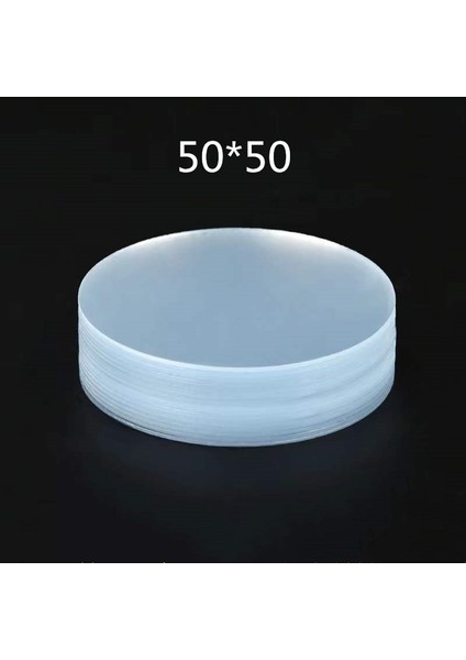 10 Adet Çap 50MM Tarzı Çift Taraflı Bant Süper Yapışkan Pvc Nano Şeffaf Iz Yok Akrilik Yeniden Kullanılabilir Su Geçirmez Yapıştırıcı Bekleyen Sabit Ev Gereçleri (Yurt Dışından)