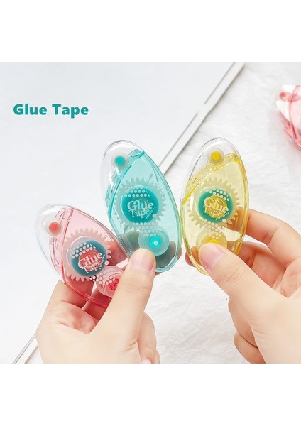 6mm Pembe Stil Mini Tutkal Bant Taşınabilir Boyutlu Şeffaf Renk Kabuk Çift Taraflı Yapıştırıcı Günlüğü Albümü El Sanatları Için Ev Dıy Sanat A6858 (Yurt Dışından) fiyatları