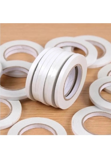 12MM Genişlik Stili Beyaz Çift Taraflı Bant Kağıt Güçlü Yapışkanlı Pamuklu Kendinden Yapışkanlı Bant Onarım Plastik Ahşap Ev Su Geçirmez Tamir Malzemeleri (Yurt Dışından) indirimleri