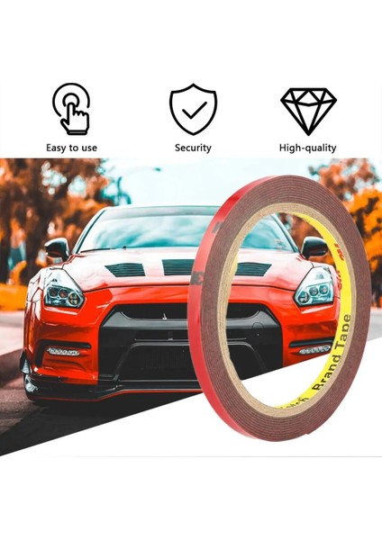 3MX6MM Kırmızı Stil Kırmızı Akrilik Ev Pratik 3 M Oto Kamyon Araba Akrilik Köpük Çift Taraflı Ek Bant Yapışkan Genişlik Tutkal Sticker (Yurt Dışından) indirimleri
