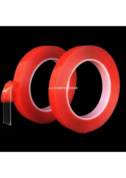 15MM Kalınlık Stili 3 Metre Çift Taraflı Yapışkanlı Etiket Bant Ultra Yüksek Mukavemetli Akrilik Montaj Bandı (Yurt Dışından)
