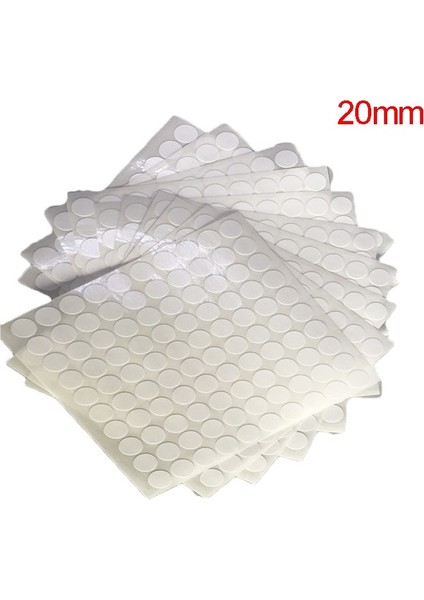 20MM 30 Adet Stil Uper Güçlü Çift Taraflı Yapışkan Bant Beyaz Ultra-Ince Yüksek Yapışkanlı Pamuklu Çift Taraflı Ev Officemm Için Bant (Yurt Dışından)
