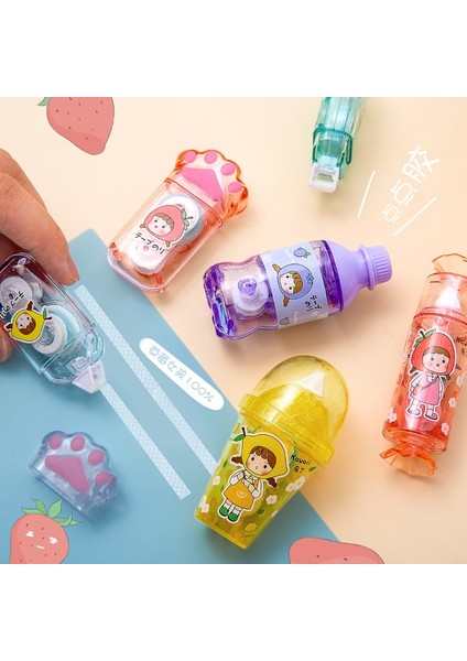 B Çekirdek Boyutu 5MMX5M Stili 1 Parça Rastgele Renk Sevimli Şeker Renk Scrapbooking Kart Yapımı El Sanatları Dıy Dergisi Için Çift Taraflı Yapışkanlı Rulo Tutkal Bant (Yurt Dışından) fiyatları