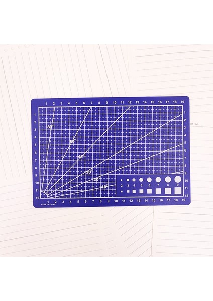 A5MAVI Tarzı A5 Pvc Kesme Matı Kesme Pedi Patchwork Anti-Statik Manuel Dıy Kesme Tahtası Çift Taraflı LCD Onarım Araçları (Yurt Dışından)