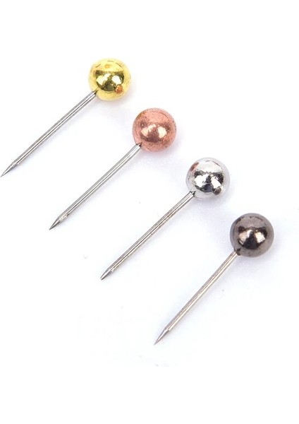 Bir Stil Çok Metal Top Kafa Dekoratif Push Raptiyeler Çelik Nokta Bülten Tahtası Ofis Okul Kırtasiye Malzemeleri (Yurt Dışından) modelleri