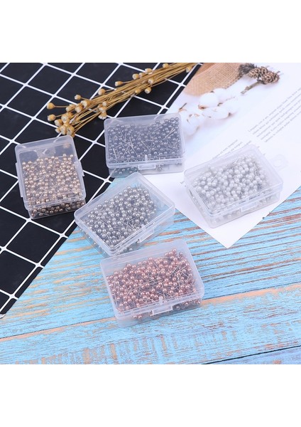 A1 Stili Yuvarlak Plastik Kafa Çelik Nokta Pu Harita Başparmak Tack Ofis Okul Malzemeleri (Yurt Dışından)